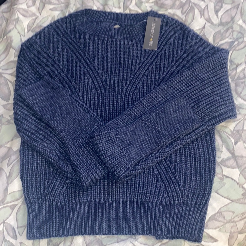 NWT Harper & Liv Knitp Sweater